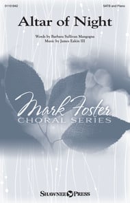 Altar of Night SATB choral sheet music cover Thumbnail